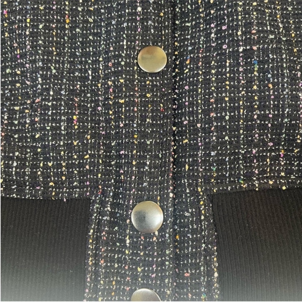 Torrid Boucle Varsity Bomber Jacket 1X NWT - Picture 6 of 8